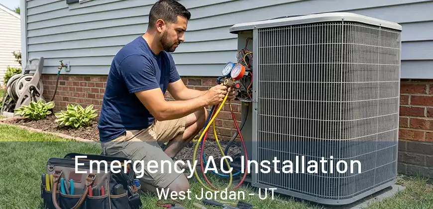 Emergency AC Installation West Jordan - UT
