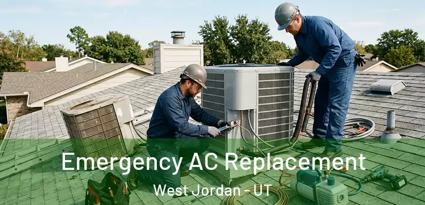 Emergency AC Replacement West Jordan - UT